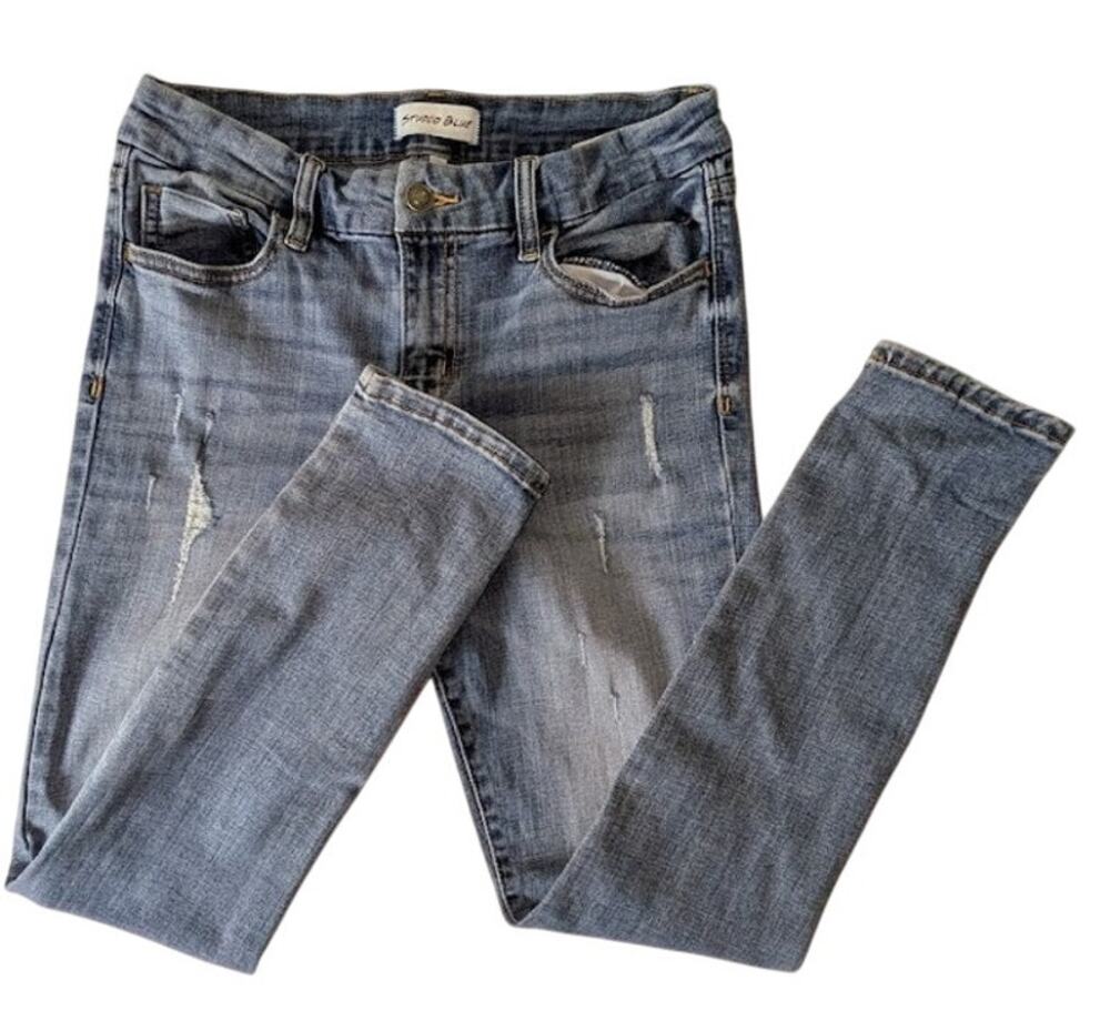 Studio Blue Women’s 28 Distressed Jeans Edgy Stylish Stitch Fix Retro S57011ALT